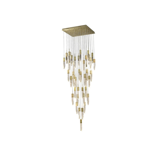 Avenue Lighting 41 Light Flush Mount Pendant Aspen Brushed Brass - Exact Size