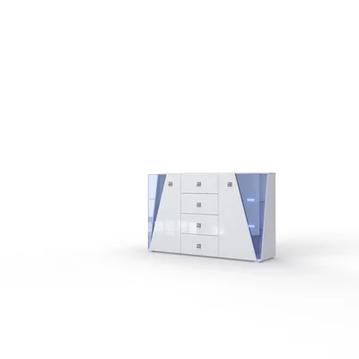 Necla 63" Wide 4 Drawer Sideboard