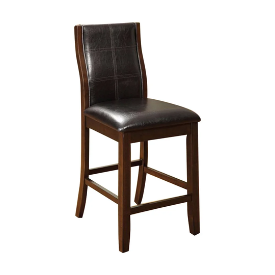 Townsend II Leatherette Parson Chair Counter Height Chair, Set Of 2 - 41 H x 20 W x 24 L Inches