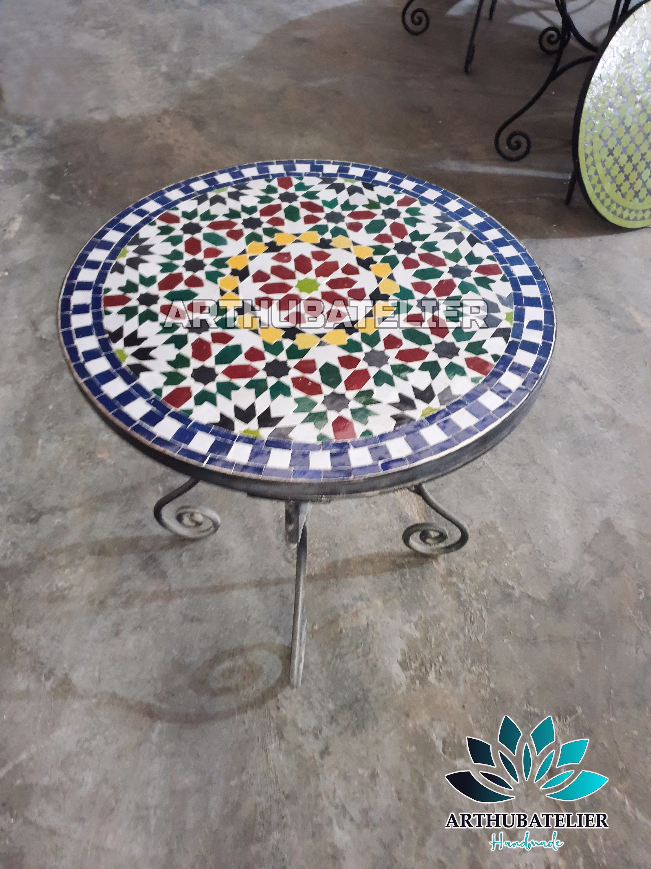 Mosaic Coffee Table For Outdoor & Indoor 100% Handcrafted