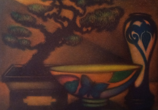 Laurent Schkolnyk | French B. 1953 "Souvenir De Kyoto", Color Mezzotint, 2000, Signed in Pencil, | Free Shipping | Reduced