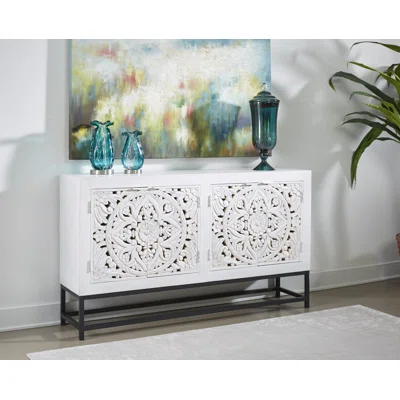 Amaka 62" Wide Mango Solid Wood Sideboard
