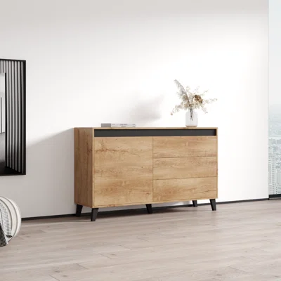 54.3'' Wide 3 Drawer Sideboard