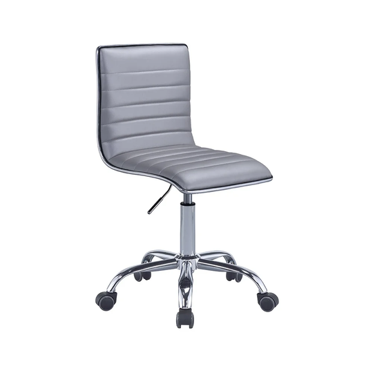 ACME Alessio Office Chair in Silver and Chrome
