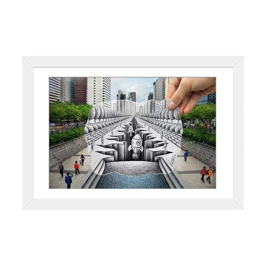 iCanvas "Pencil vs. Camera - 77" by Ben Heine PFA