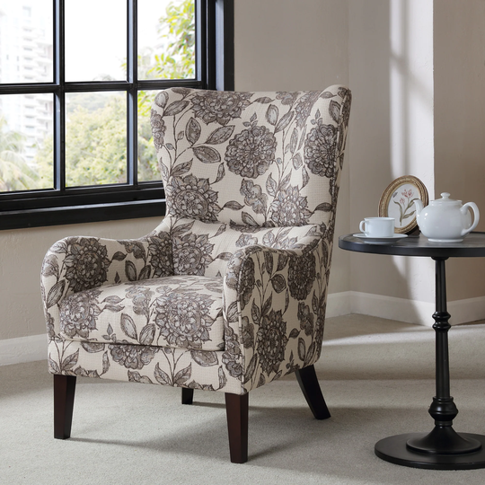 Madison Park Leda Swoop Wing Chair