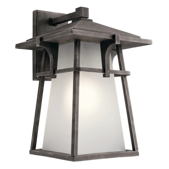 Kichler Lighting Beckett Collection 1-light Weathered Zinc Outdoor Wall Lantern
