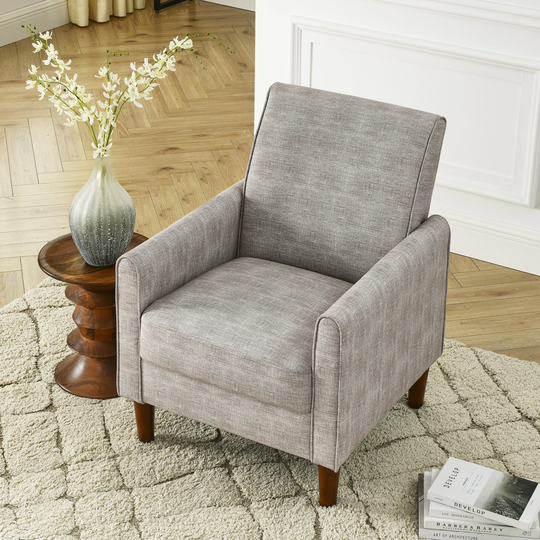Modern Accent Fabric Chair Single Sofa Comfy Upholstered Arm Chair