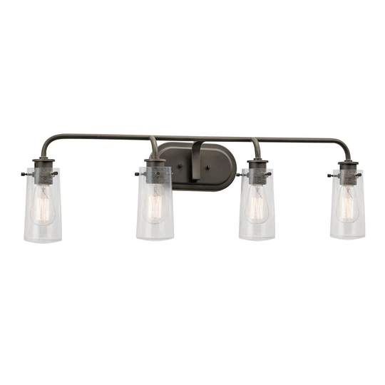 Kichler Lighting Braelyn Collection 4-light Olde Bronze Bath/Vanity Light