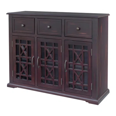 Ksean 42" Wide 3 Drawer Sideboard