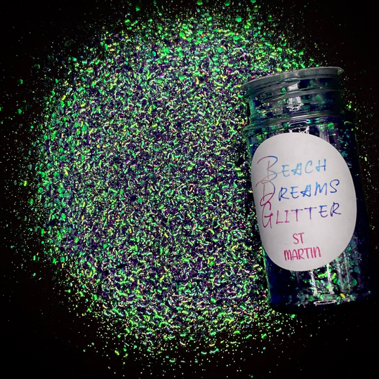 Purple Teal | St Martin Color Shift Cheat Iridescent Chucky Mix Glitter For Tumbler/Nail Art Jewelry Resin Crafts Candles