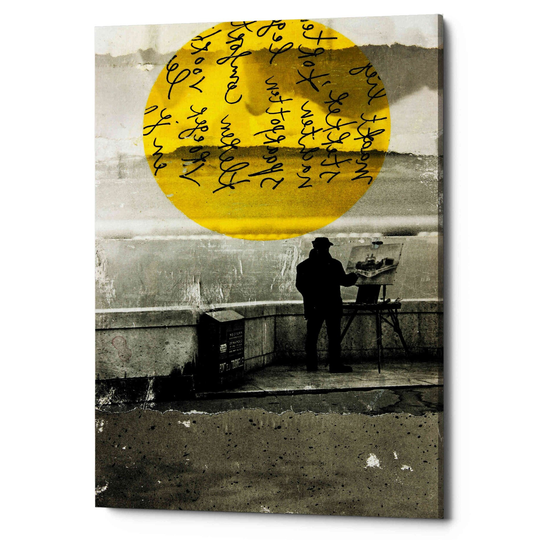 Epic Graffiti 'Street With A View' by DB Waterman, Canvas Wall Art