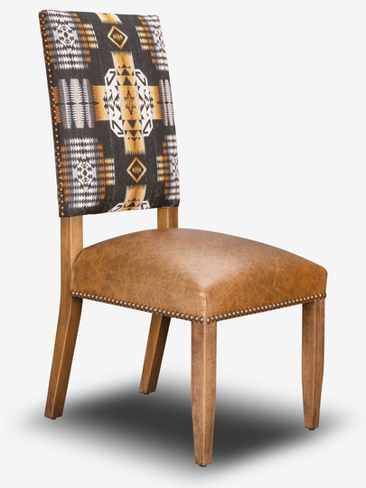 Dakota Leather & Fabric Dining Chair