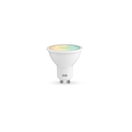 DALS Lighitng Smart GU10 RGB CCT Light Bulb - White