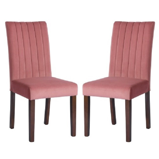 Upholstered Dining Chairs Set of 2 Modern Side Chair Accent Chair for Living Room, Dining Room - rose