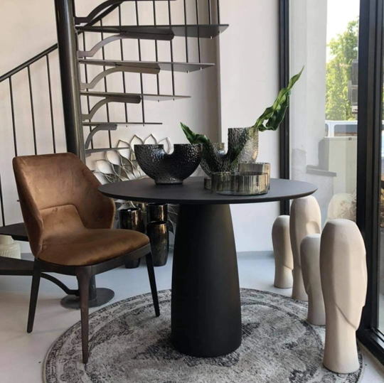 Kopar Earth 7 Black Dining Table Base
