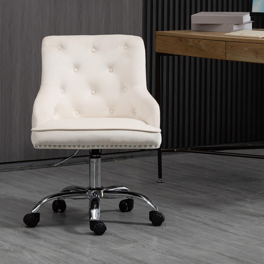 Home Office Chair,Velvet Office Chair, Adjustable Armchair Desk Chair