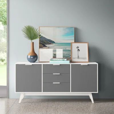 Clairton 59.06" Wide 3 Drawer Sideboard