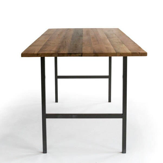 Bar Height Table, High Top Communal Table, Steel Legs-You Choose Color, Size, Thickness & Finish