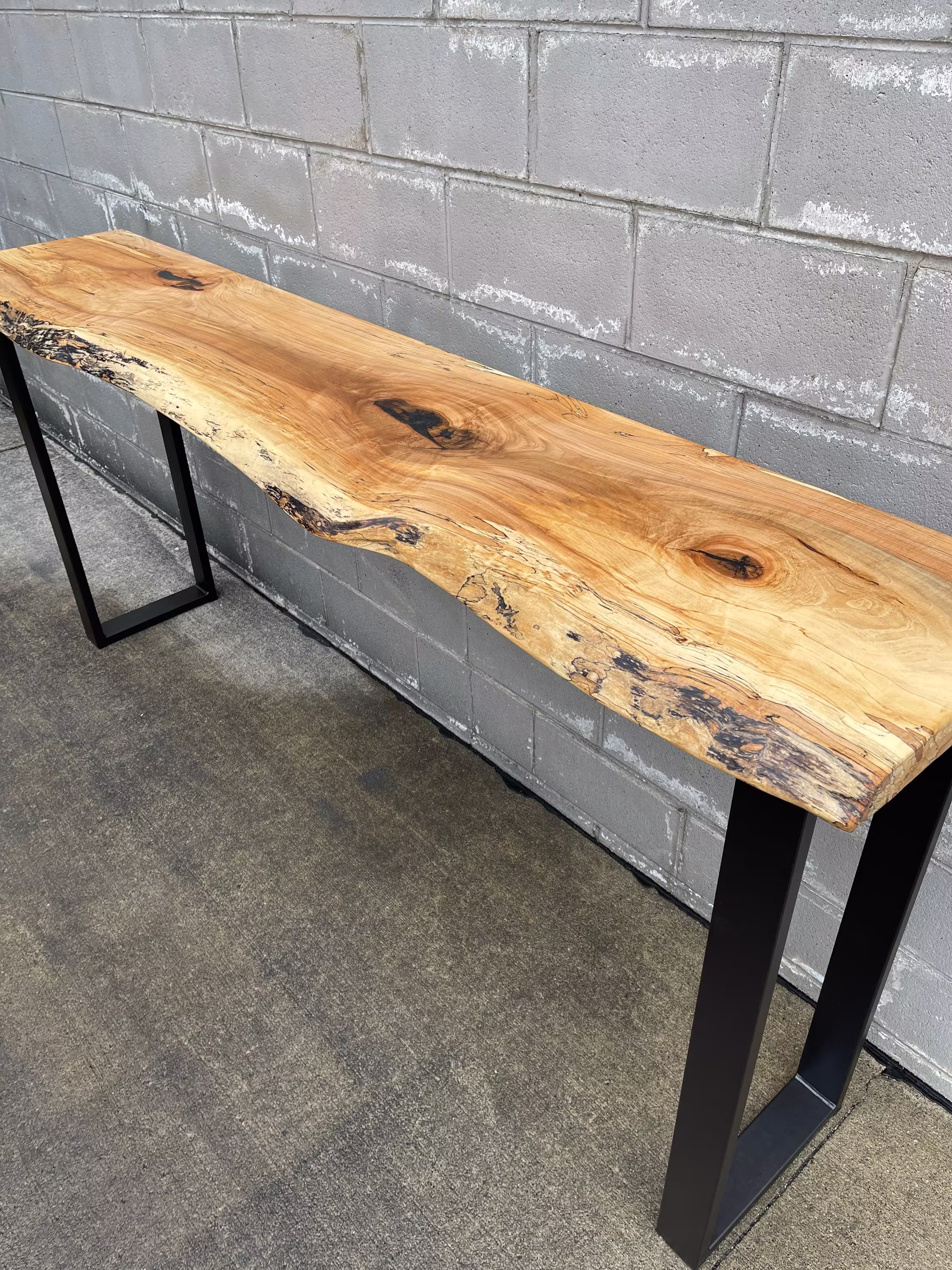 Live Edge Sofa Bar Table Restaurant Counter Community Cafe Coffee Conference Office Meeting Pub High Top