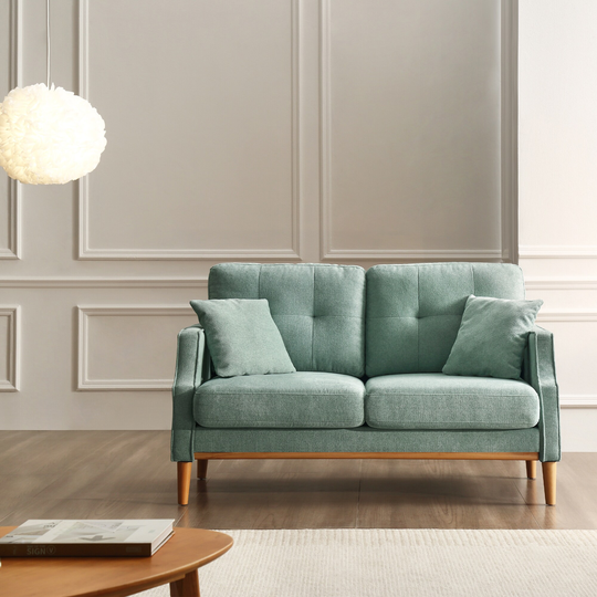 Loveseats 2 Seat Sofa with Waterproof Fabric, USB Charge Port, 2 Pillows