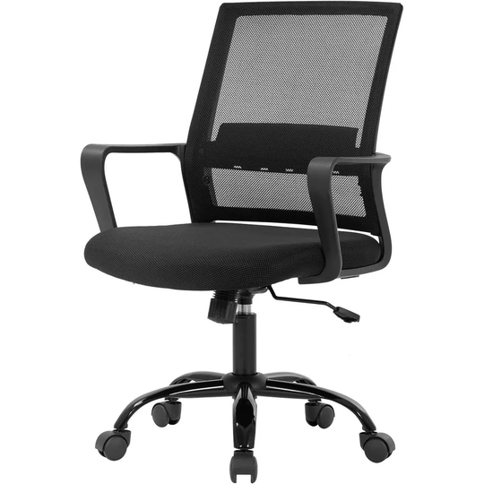 Office Chair Ergonomic Desk Task Chair Mesh Computer Chair Mid-Back Mesh Home Office Swivel Chair Modern Executive Chair