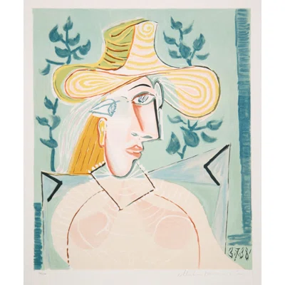Femme A La Collerette by - Painting on