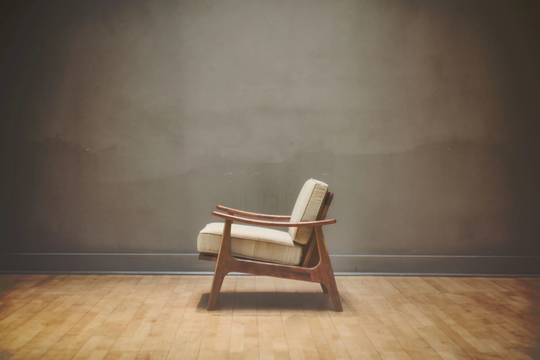 Mid Century Modern Accent Chair - Danish Furniture Living Room Decor Upholtered Wood Lounge Dining