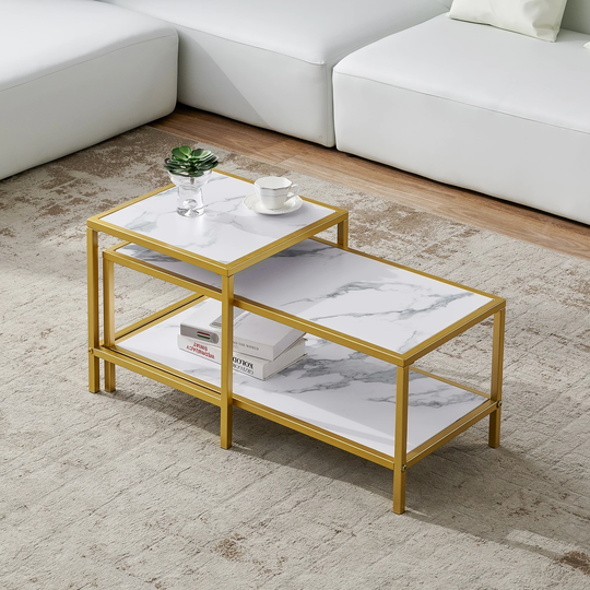 Modern Nesting coffee table Square & rectangle