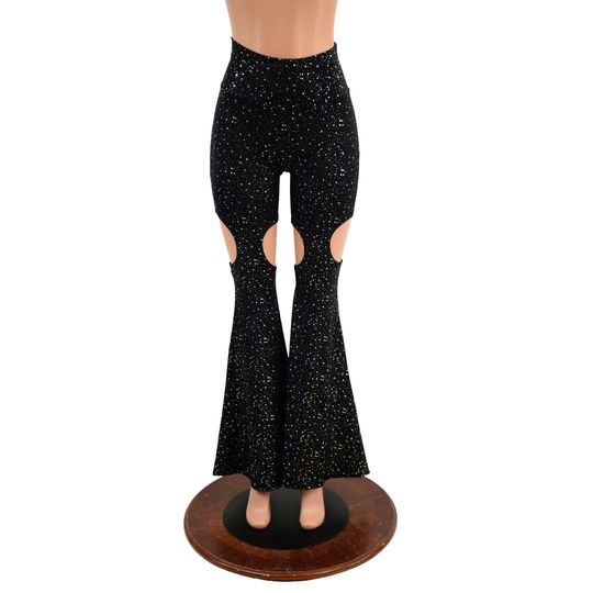 Star Noir Garter Style High Waist Solar Flares 1579253