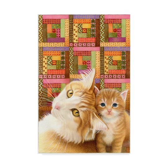 Francien Van Westering 'Two Domestic Cats' Canvas Art - Multi-color