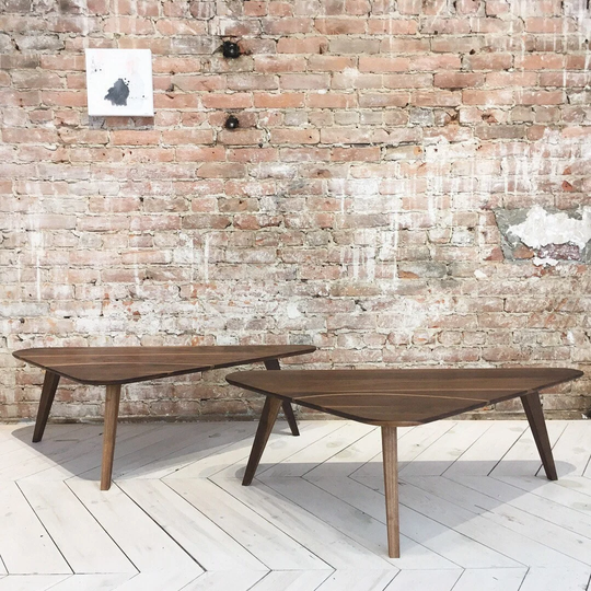 Grogg Coffee Table | Walnut Oak Scandinavian Mid-Century Modern Furniture Living Room Meditation Space