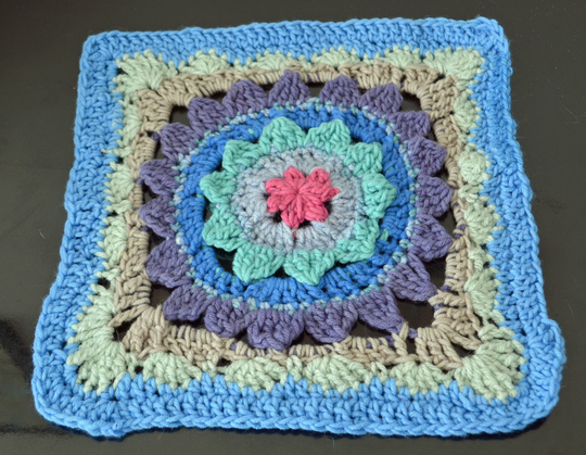 Handmade Crocheted Table Mat Runner Placemat Centerpiece Square One Of A Kindyarn Tiles