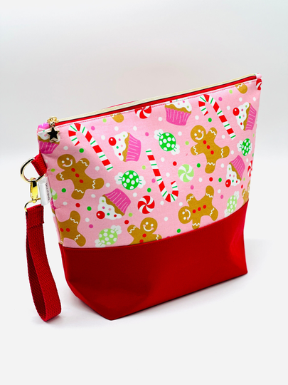 Extra Large Project Bag - Christmas Candy Treats