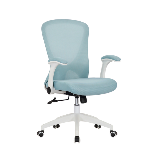 Porthos Home Dario Swivel Office Chair, Lumbar Support, Flip-up Armrests