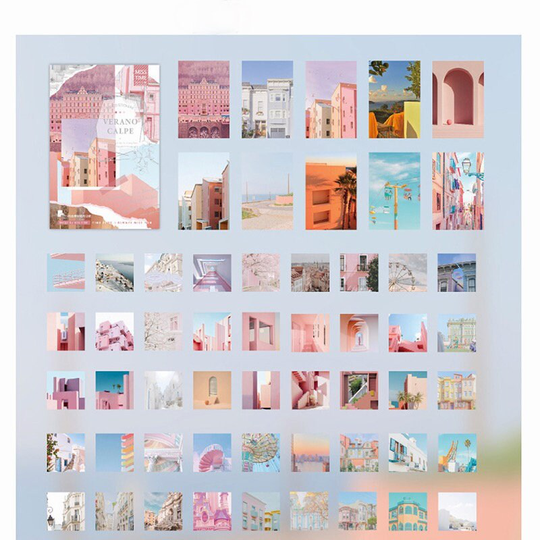 Special Price 55 Piece Boxed Misc Sticker Set "Summer" Diary, Bujo, Junk Journal, Decorating, Happy Mail, Collecting, Trading, Card Making