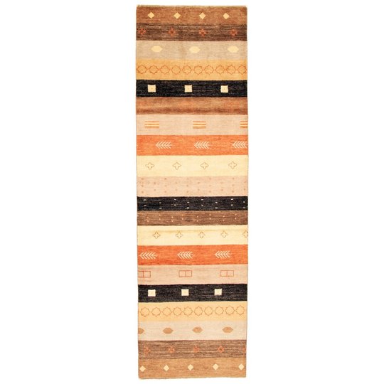 Hand-knotted Peshawar Ziegler Multi Color Wool Rug