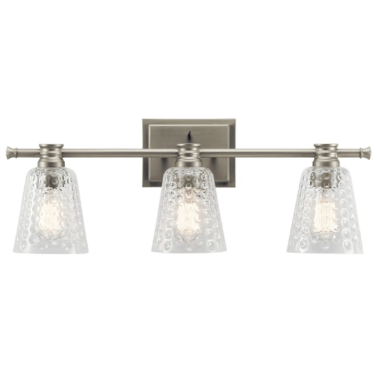 Kichler Lighting Nadine Collection 3-light Brushed Nickel Bath/Vanity Light