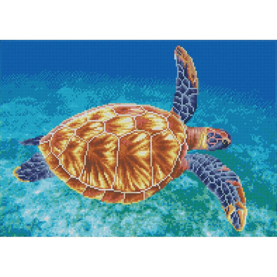 Diamond Dotz Square Facet Art Kit ~ Graceful Swimmer