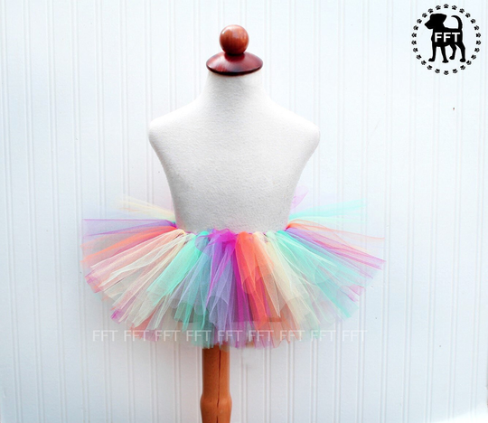 Dog, Cat, Gotcha Day, Costume, Rainbow, Pastel, Bright Rainbow