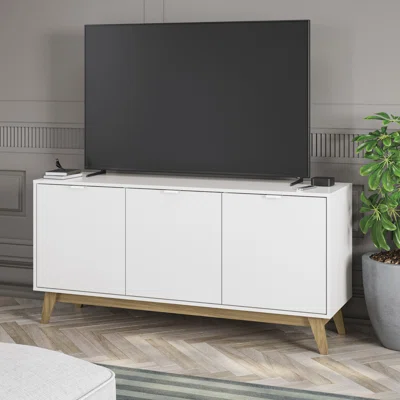 Stanford 3 Door Sideboard - Dark Brown/Black
