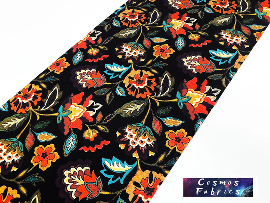 Floral Embroidery Pattern Table Runner, 16''x 55'' | 40x140cm Home Decor Digital Printed Polyester Fabrics Runner