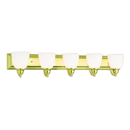 Livex Lighting Springfield Polished Brass 5-light Bath Light