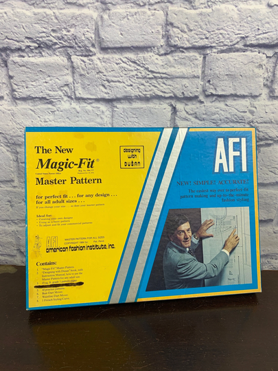 Afi Magic Fit Master Pattern in Box The Basic Sheath Vintage Fashion Design Making System