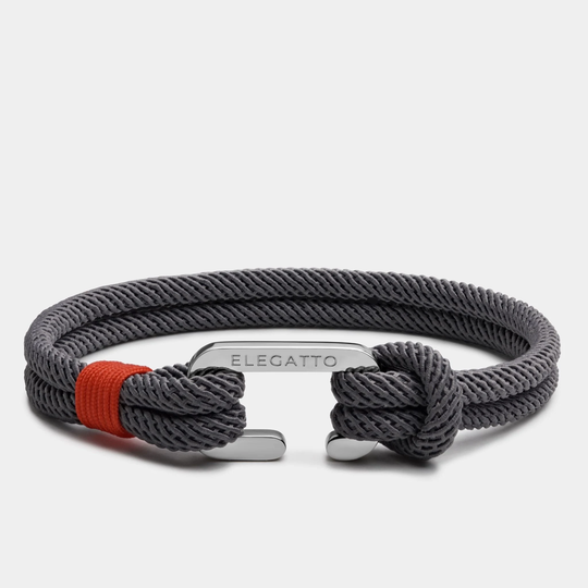 Minimalist Nautical Rope Bracelet - Nylon C-Clasp Elegatto Alchor Jewelry For Men Perfect Gifts For Him 2022