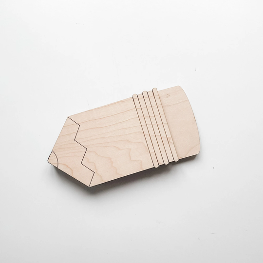 Teacher Gift Card Holder Diy Wood Blanks To Decorate, Paintable Pencil Holder, Craft From Kid