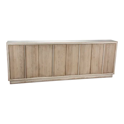 Montandon 94" Wide Pine Wood Sideboard