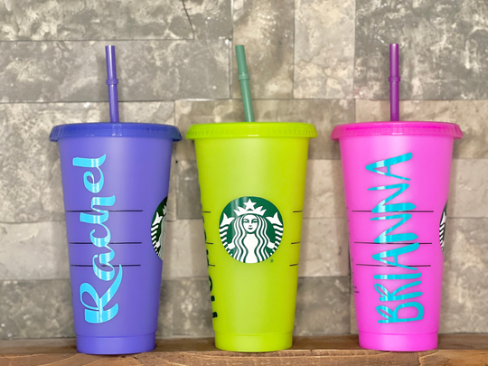 Uv Color Changing Starbucks Cup/Limited Edition 2022 Color Cold Custom Tumbler Personalized Multiple Options