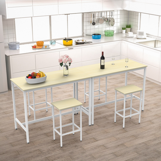 3-Piece Dining Table Set, Bar Table and Chairs Set