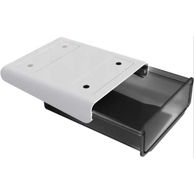 Under Desk Drawer,Pencil And Office Supplies Organizer, Self-Adhesive Under Desk Drawer Storage Box For Office/Bedroom/Schoolroom/Kitchen, Under Desk
